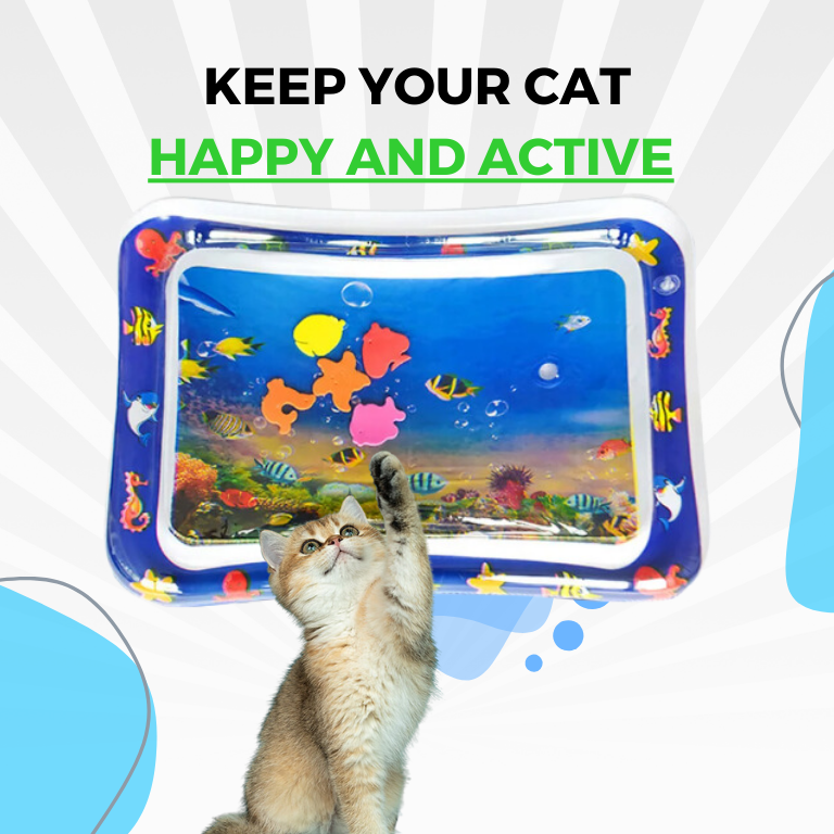 Interactive Water Play Mat for Cats - AquaPaws-Nora Luxe
