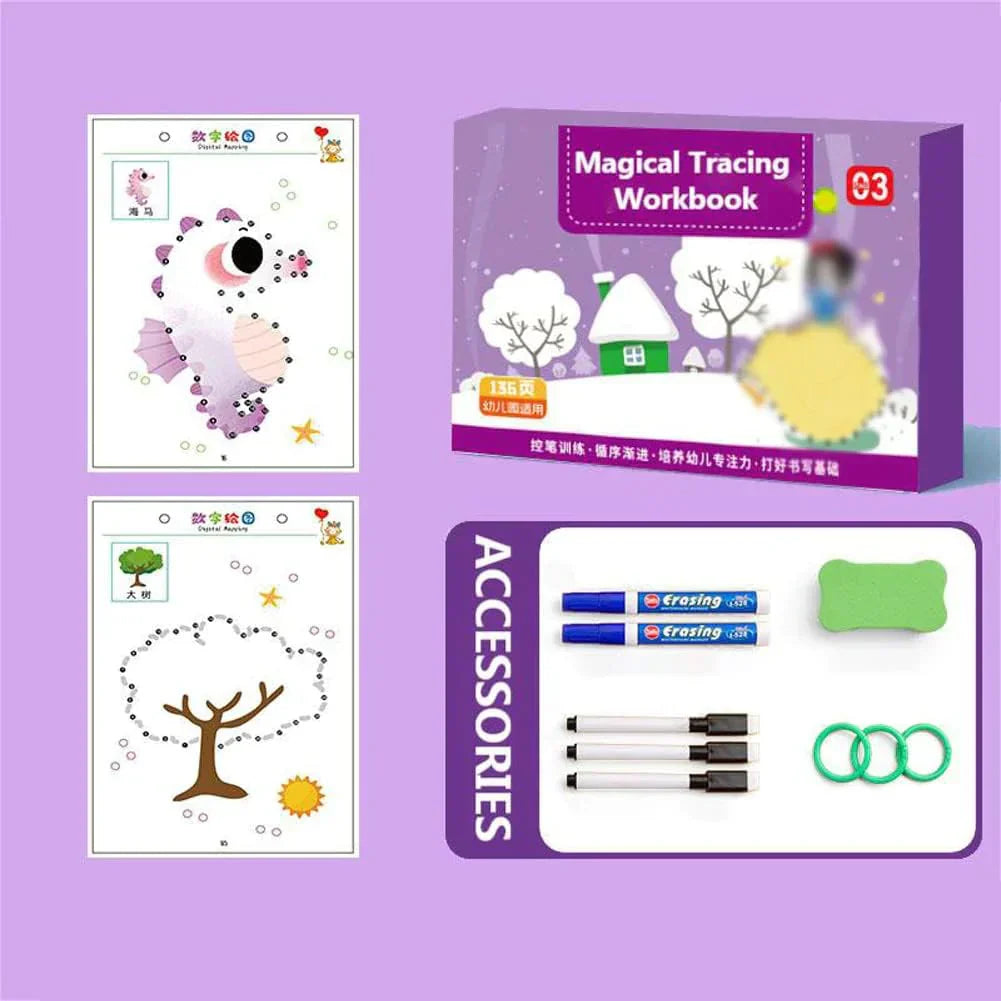 Interactive Writing Book – ScribbleBook-136 Pages-The Livary