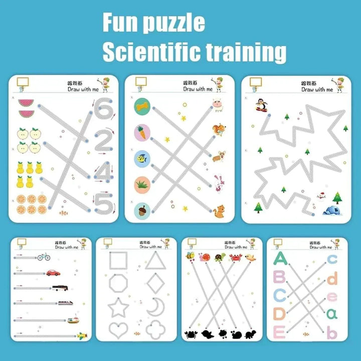 Interactive Writing Book – ScribbleBook-32 Pages-The Livary