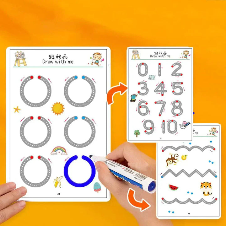 Interactive Writing Book – ScribbleBook-32 Pages-The Livary