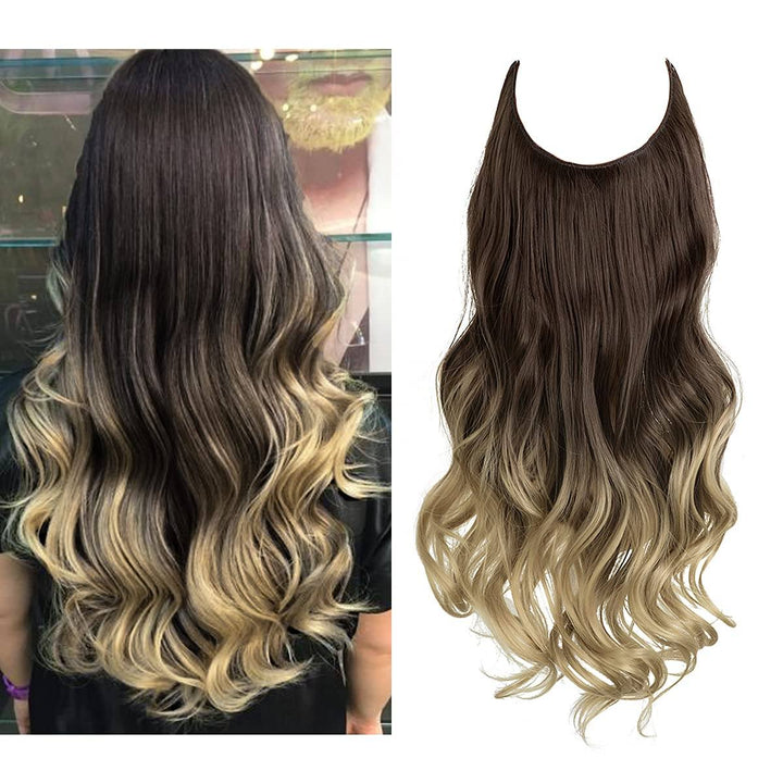 Invisible Hair Extensions - Veloura-Asblond with Platinum Blonde-35 CM-The Livary