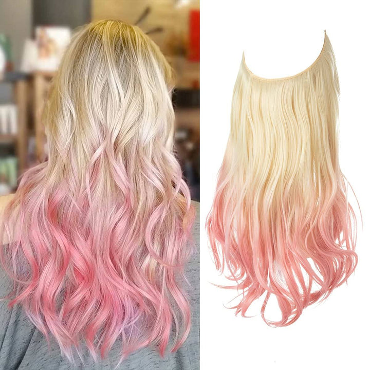 Invisible Hair Extensions - Veloura-Beach Blonde to Pink-35 CM-The Livary