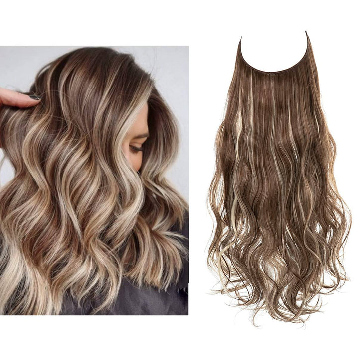 Invisible Hair Extensions - Veloura-Brown Beach Blonde-35 CM-The Livary
