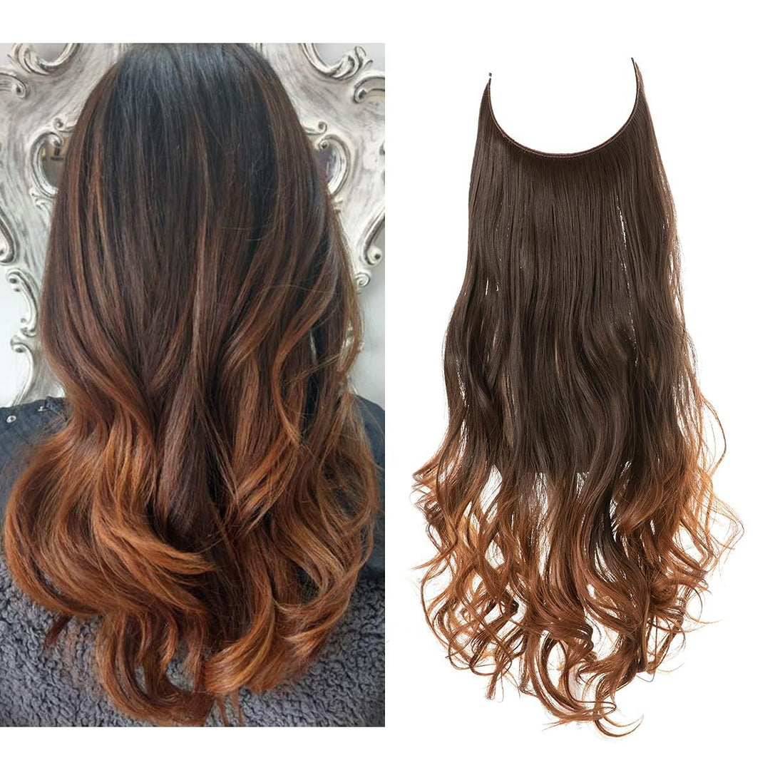 Invisible Hair Extensions - Veloura-Copper Marron-35 CM-The Livary