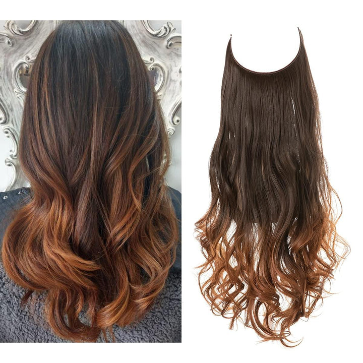 Invisible Hair Extensions - Veloura-Copper Marron-35 CM-The Livary