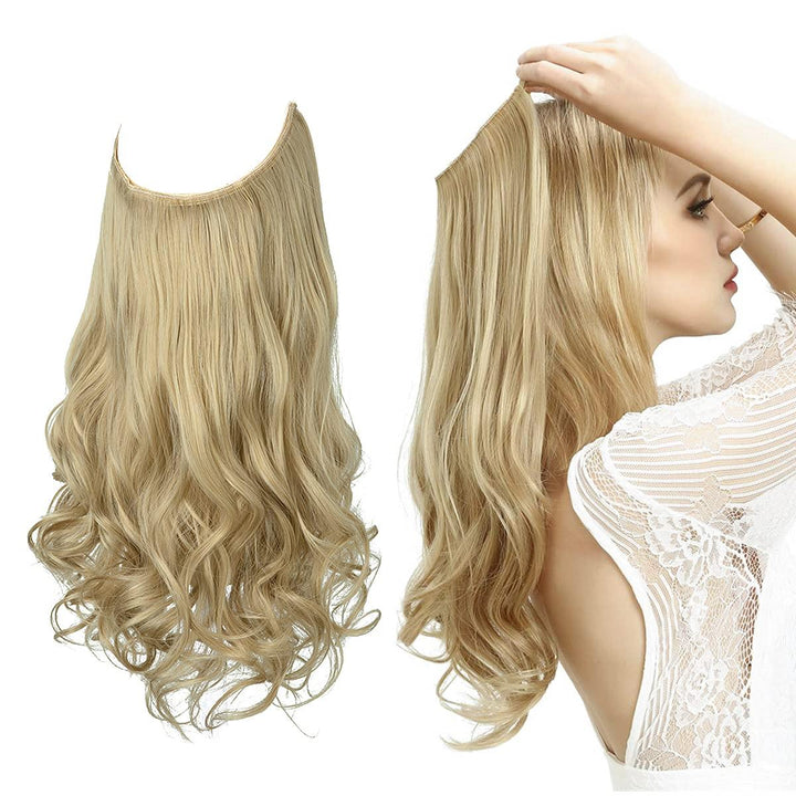 Invisible Hair Extensions - Veloura-Natural Blonde-35 CM-The Livary