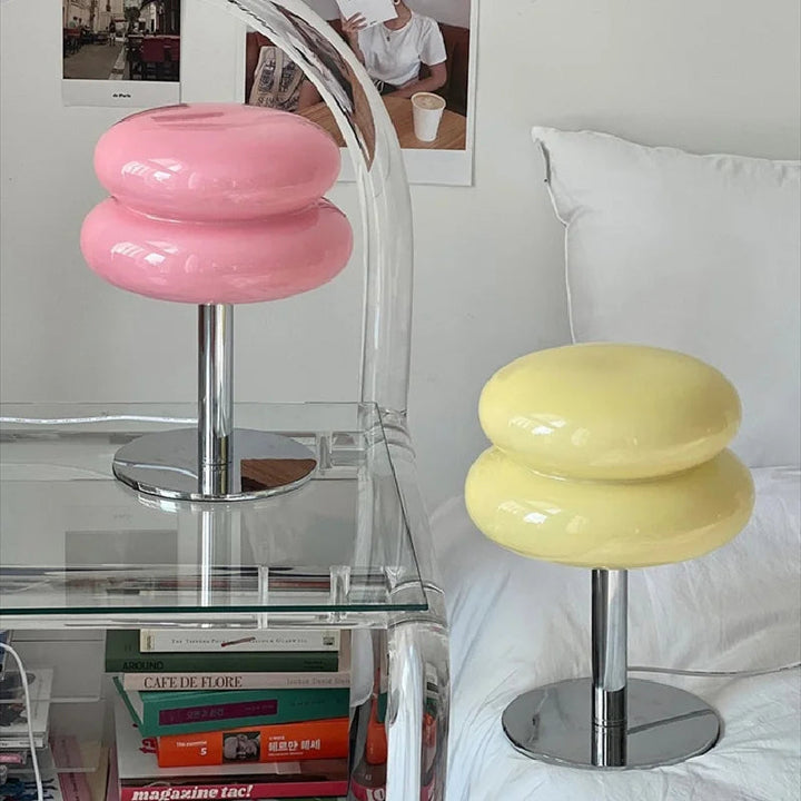 Italian Bauhaus Table Lamp - RetroGlow-Orange-Nora Luxe