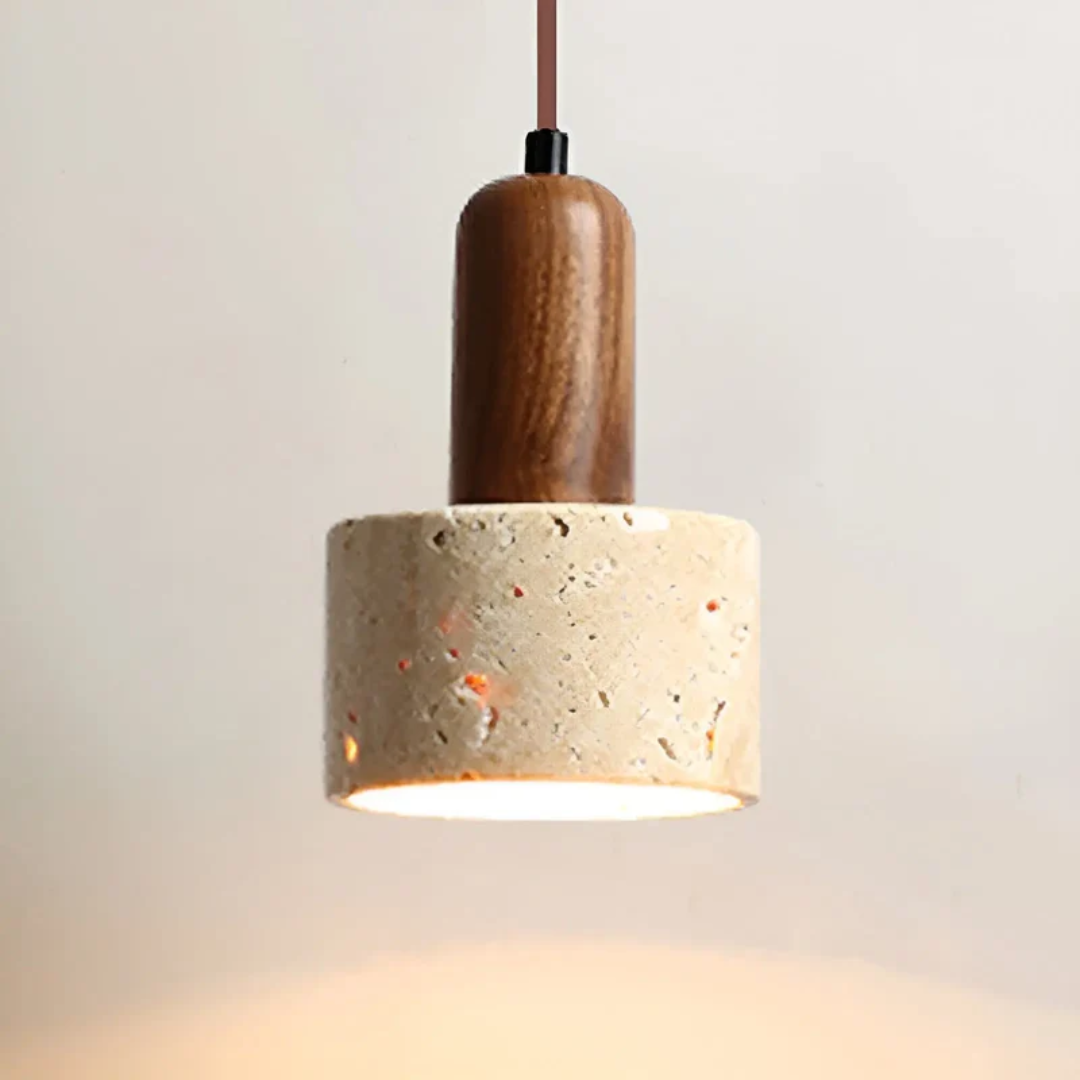 Japanese Design Wabi-Sabi Ceiling Lamp - TranquilGlow-Nora Luxe
