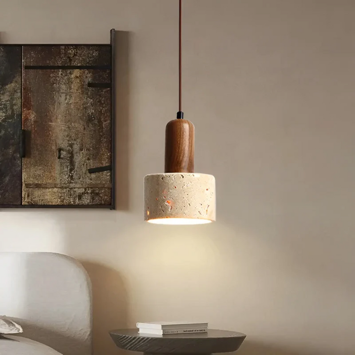 Japanese Design Wabi-Sabi Ceiling Lamp - TranquilGlow-Nora Luxe