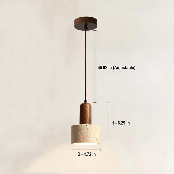 Japanese Design Wabi-Sabi Ceiling Lamp - TranquilGlow-Nora Luxe
