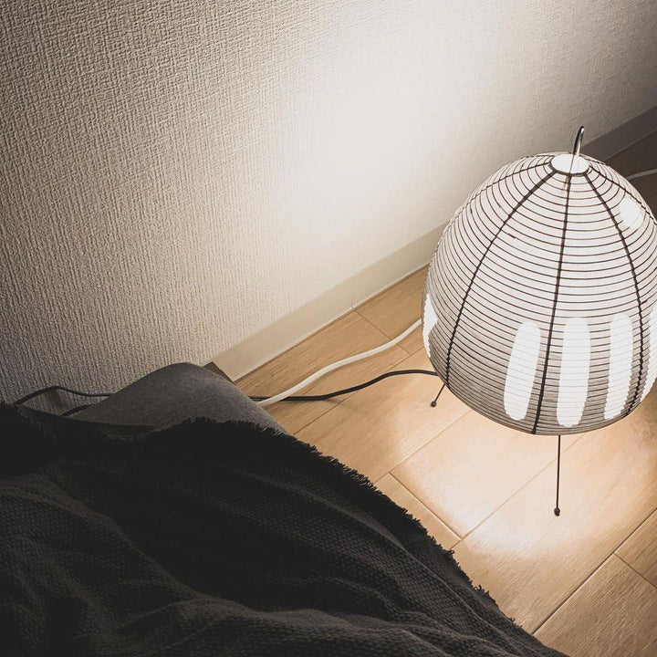 Japanese Paper Table Lamp - Yumi-11.02 inches × 18.50 inches-Nora Luxe