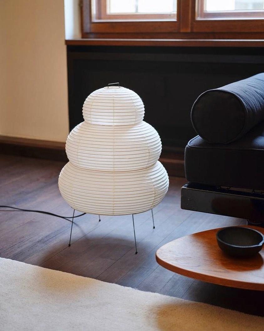 Japanese Paper Table Lamp - Yumi-11.02 inches × 18.50 inches-Nora Luxe