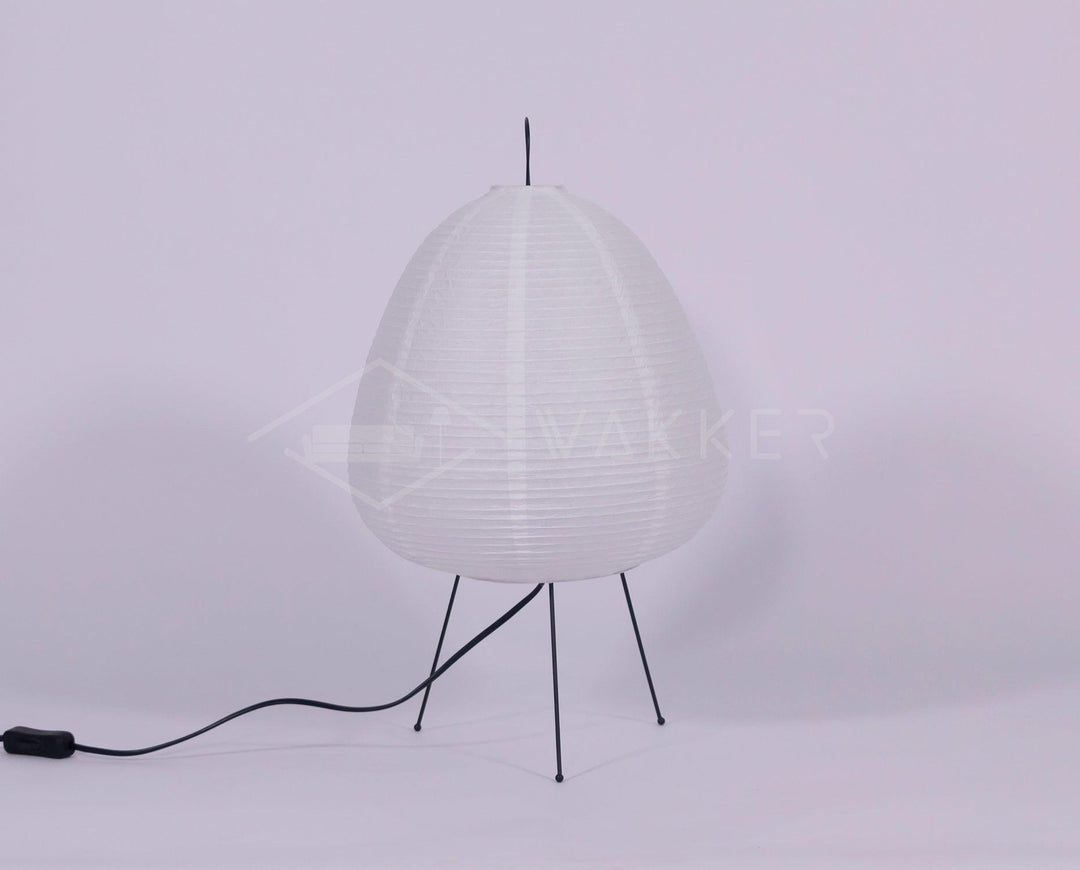 Japanese Paper Table Lamp - Yumi-11.02 inches × 18.50 inches-Nora Luxe
