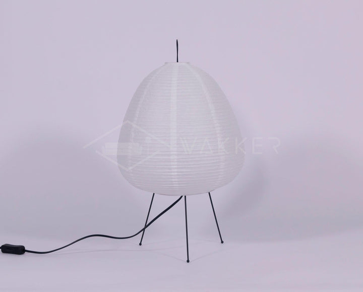 Japanese Paper Table Lamp - Yumi-11.02 inches × 18.50 inches-Nora Luxe