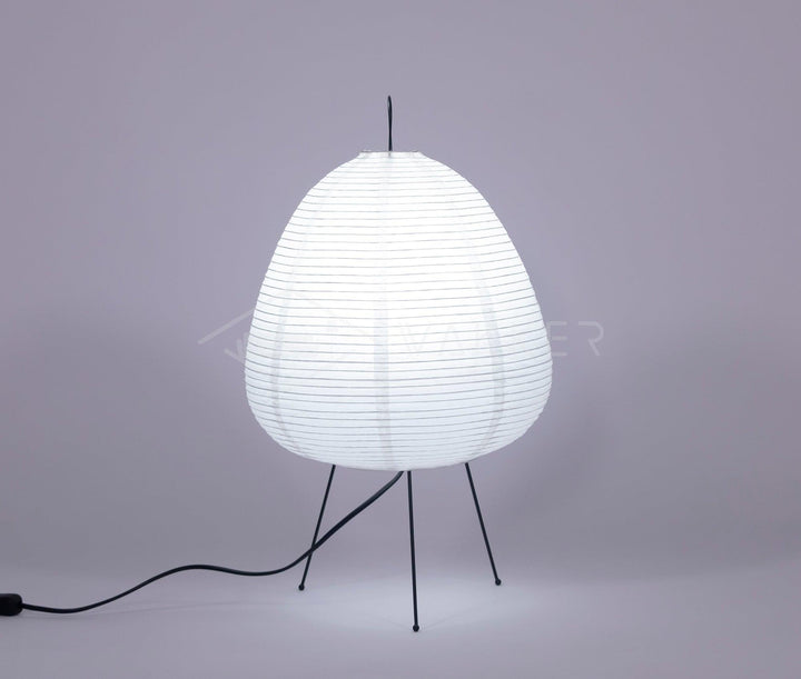 Japanese Paper Table Lamp - Yumi-11.02 inches × 18.50 inches-Nora Luxe