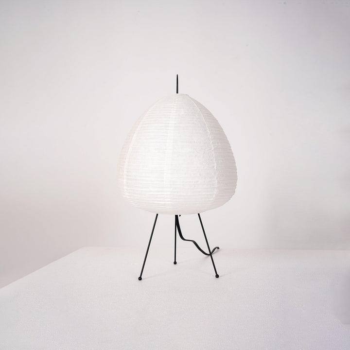 Japanese Paper Table Lamp - Yumi-11.02 inches × 18.50 inches-Nora Luxe