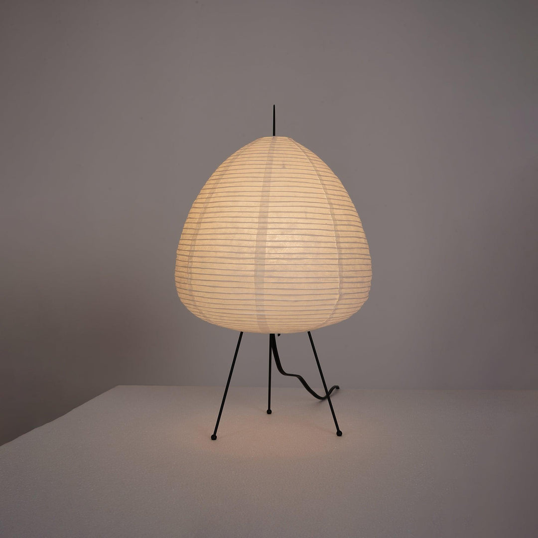 Japanese Paper Table Lamp - Yumi-11.02 inches × 18.50 inches-Nora Luxe
