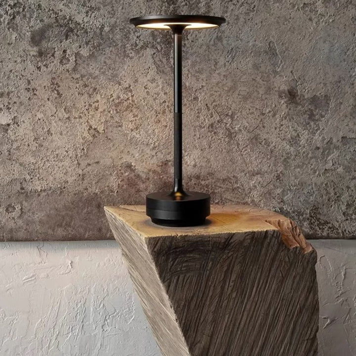 Japanese Style LED Touch Table Lamp - ZenLight-Black-Style A-Nora Luxe
