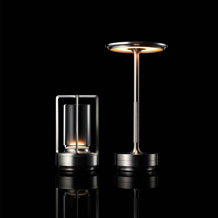 Japanese Style LED Touch Table Lamp - ZenLight-Gold-Style A-Nora Luxe