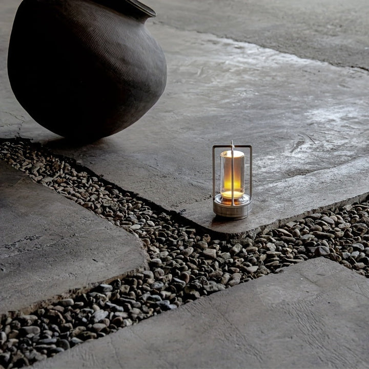 Japanese Style LED Touch Table Lamp - ZenLight-Silver-Style B-Nora Luxe