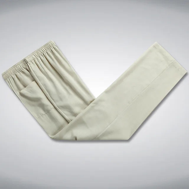 Japanese Style Men's Clothing Set - Hiroshi Tang Set-Beige-S-Nora Luxe
