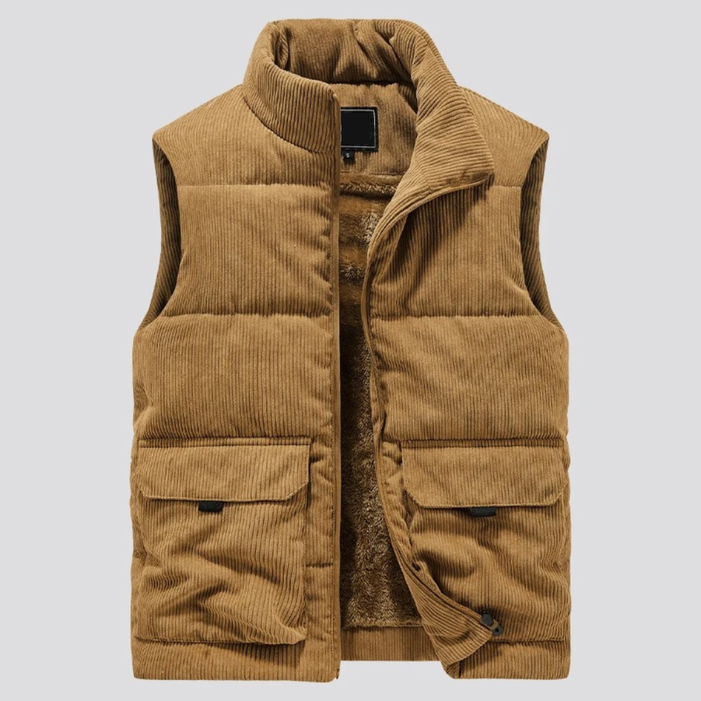 Jarker - Warm Lined Gilet for Men-M-Nora Luxe
