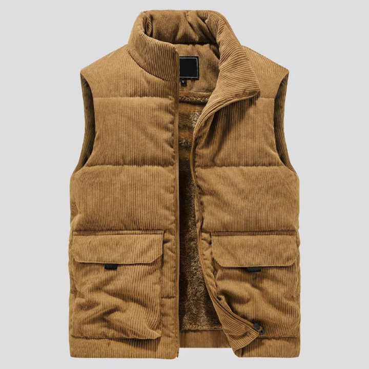 Jarker - Warm Lined Gilet for Men-M-Nora Luxe
