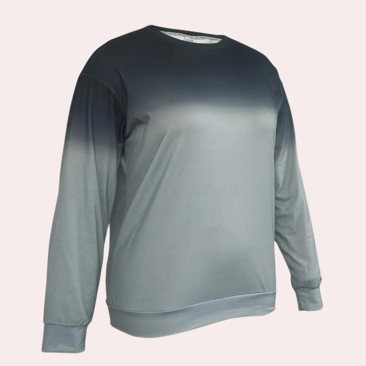 Jarra - Trendy Gradient Sweatshirt for Women-Gray-XS-Nora Luxe