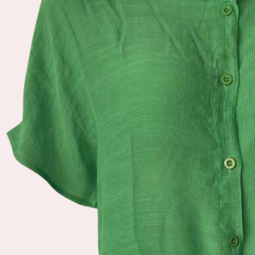 Kate - Comfortable Shirt Dress for Women-White-S-Nora Luxe