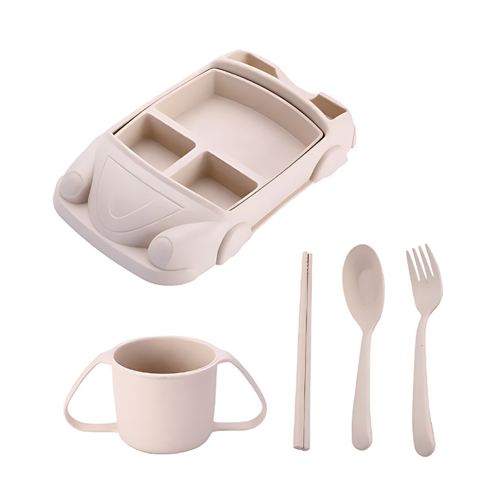Kids' Dining Set - TurboTable-Beige-Car 2-Nora Luxe