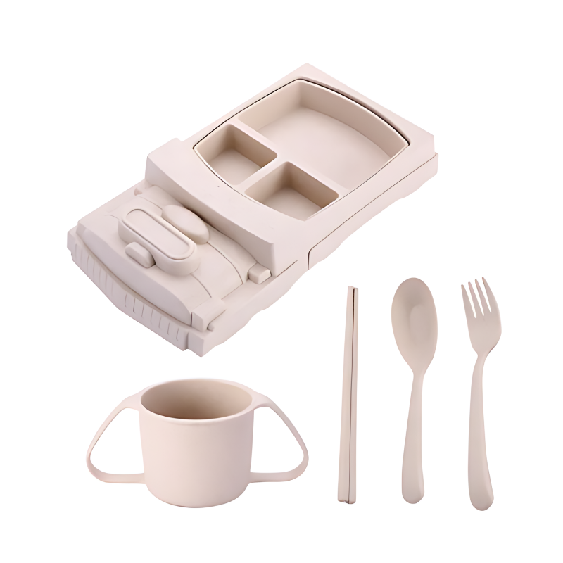 Kids' Dining Set - TurboTable-Beige-Truck-Nora Luxe
