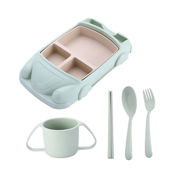 Kids' Dining Set - TurboTable-Green-Car 2-Nora Luxe