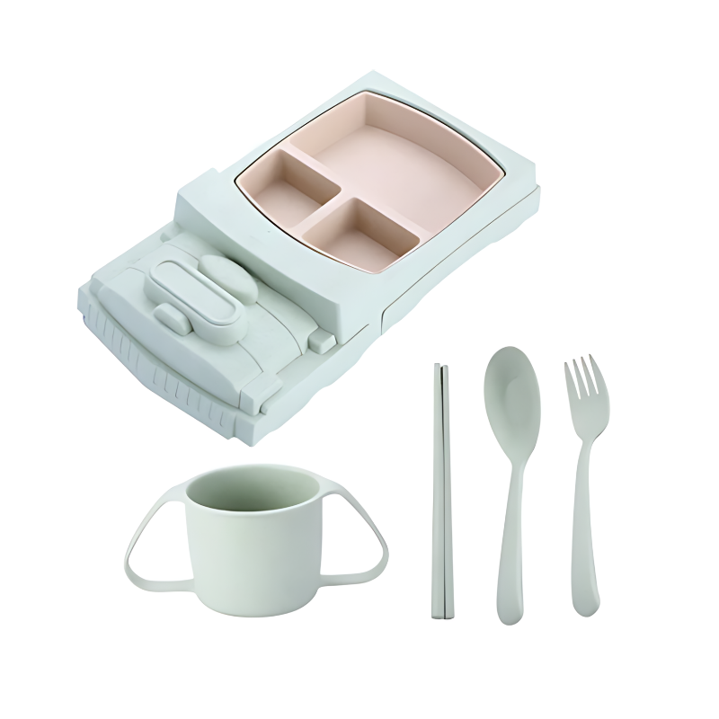 Kids' Dining Set - TurboTable-Green-Truck-Nora Luxe