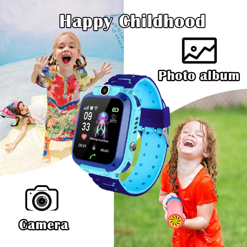 Kids GPS watch with Location and Calling - Luna-Pink-Nora Luxe