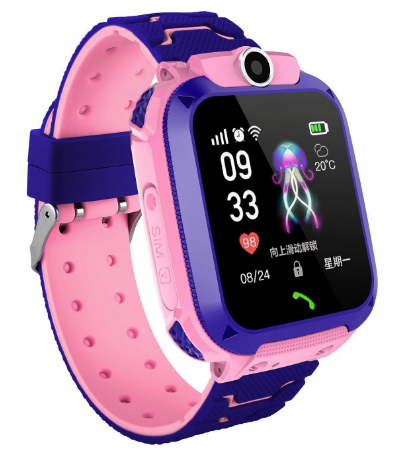 Kids GPS watch with Location and Calling - Luna-Pink-Nora Luxe