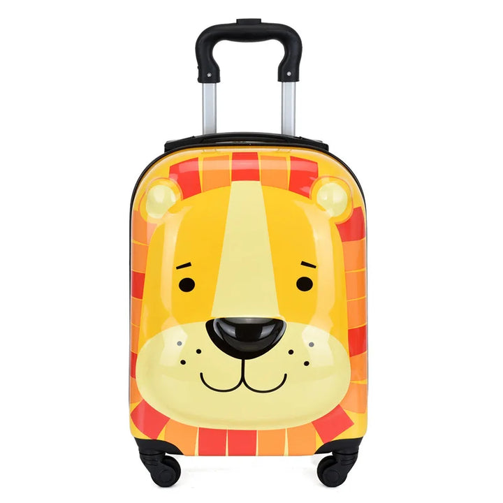 Kids' suitcase cartoon animal – Sydney-Lion-Nora Luxe