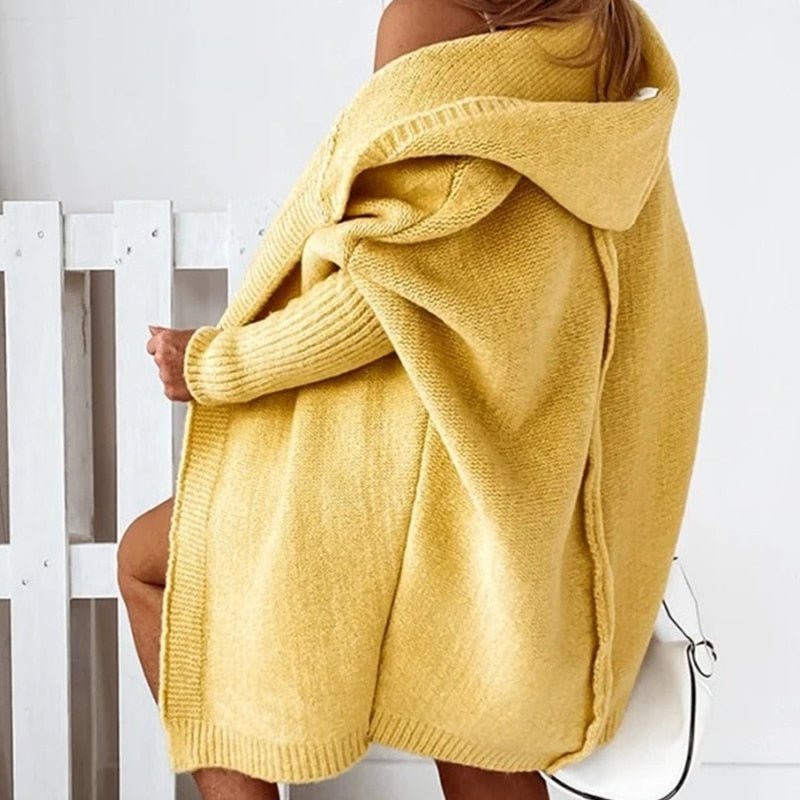 Knitted Autumn Cardigan - CuddleWrap-Gray-S (2-4)-Nora Luxe