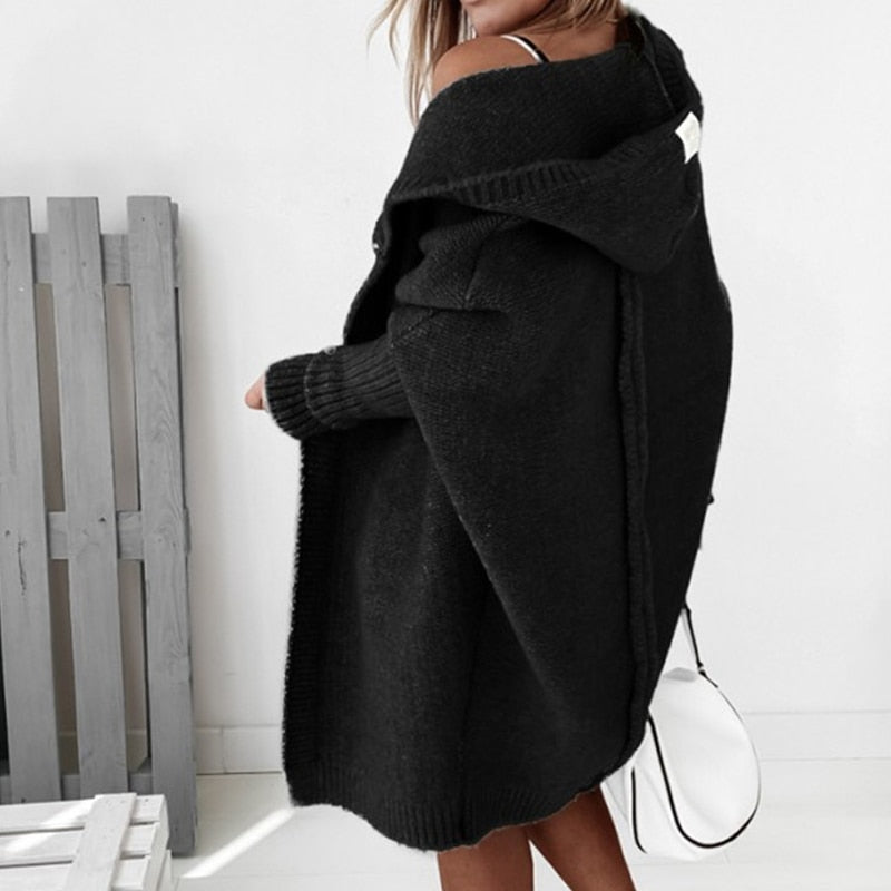 Knitted Autumn Cardigan - CuddleWrap-Gray-S (2-4)-Nora Luxe