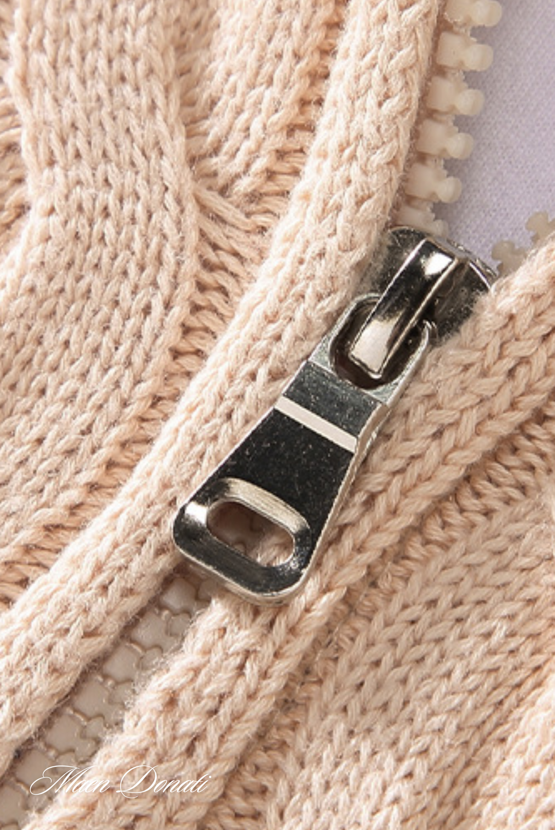 Knitted Men's Sweater - Ethan-Apricot-S-Nora Luxe