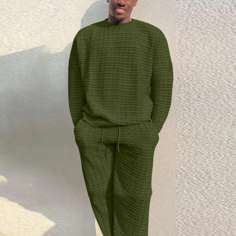 Knitted Summer Jumper for Men – Dax-Green-S-State of Style