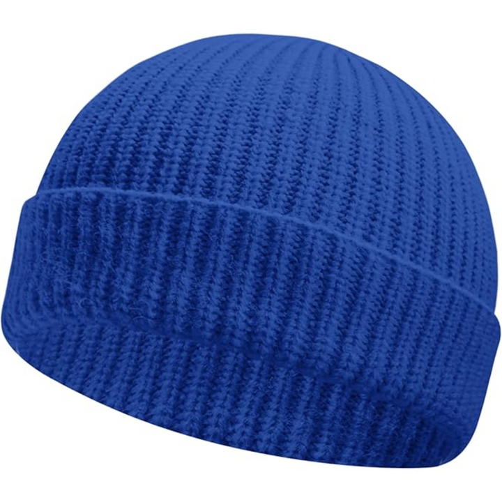 Knitted Winter Beanie - Robin-Blue-Nora Luxe