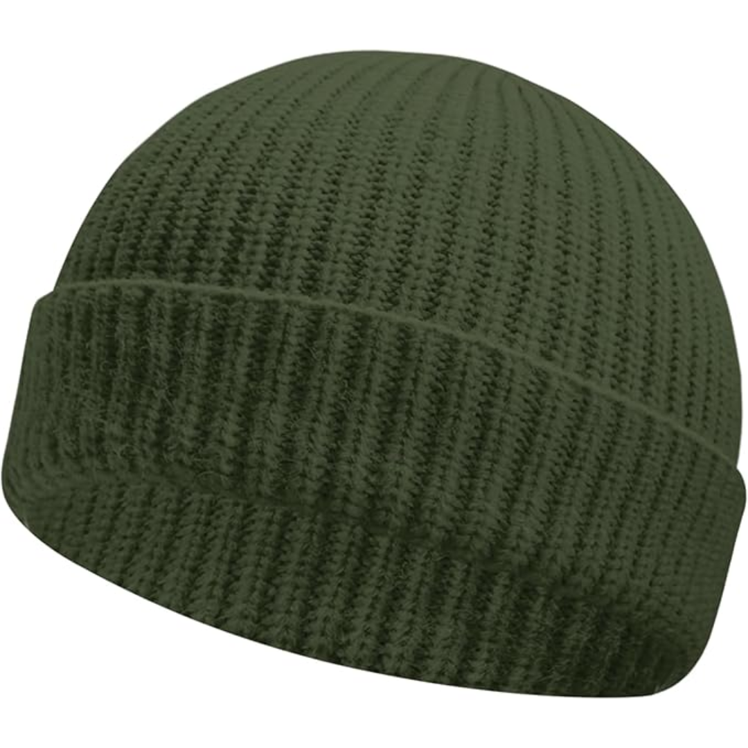 Knitted Winter Beanie - Robin-Green-Nora Luxe