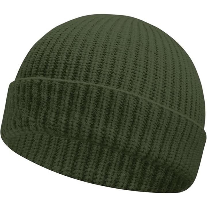 Knitted Winter Beanie - Robin-Green-Nora Luxe