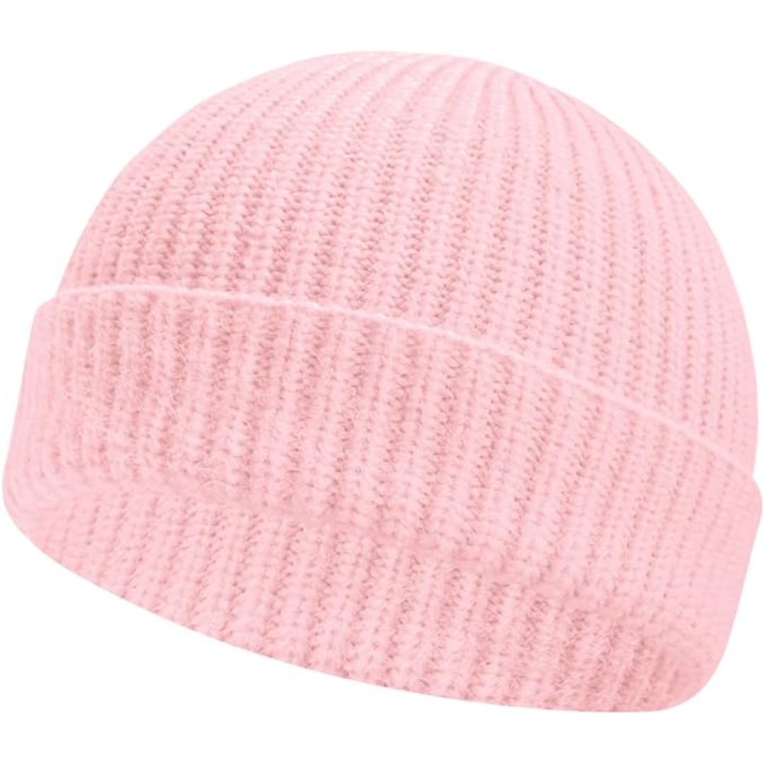 Knitted Winter Beanie - Robin-Pink-Nora Luxe