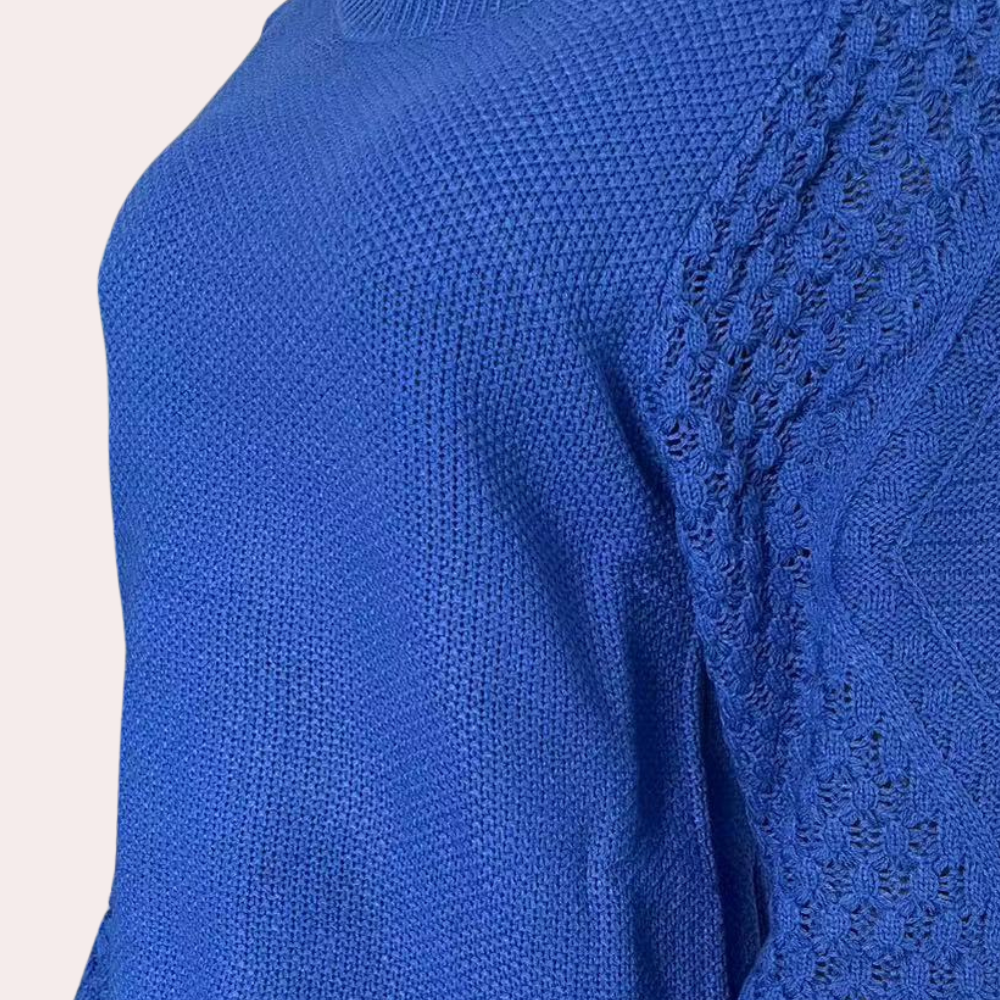 Knitted Women's Sweater - Elina-Beige-S-Nora Luxe