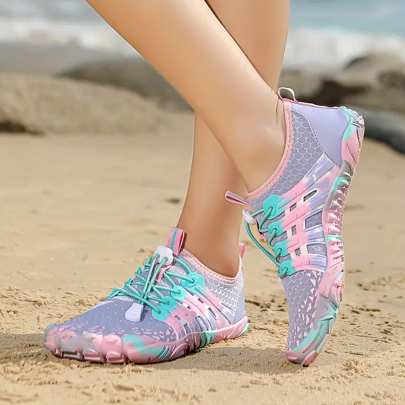 Ladies Barefoot Water Shoes - WaveFlex-Lavender-3.0-Nora Luxe