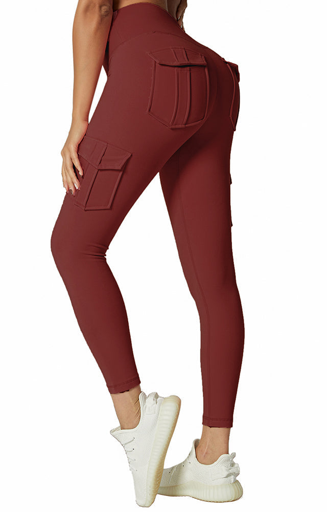 Ladies Cargo Leggings - Nova-Black-S-Nora Luxe