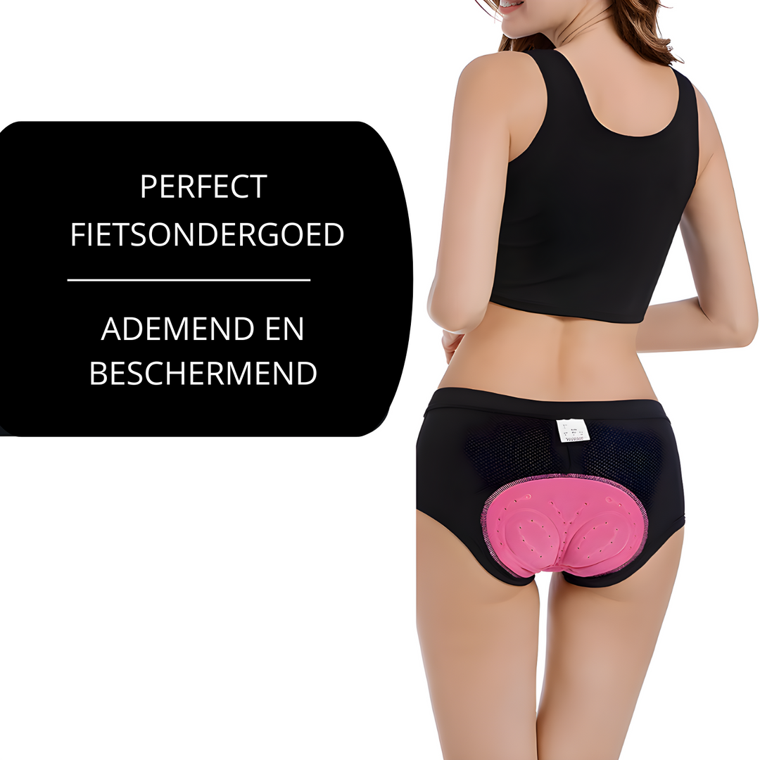 Ladies Cycling Shorts - FlexiComfort-Black-S-Nora Luxe