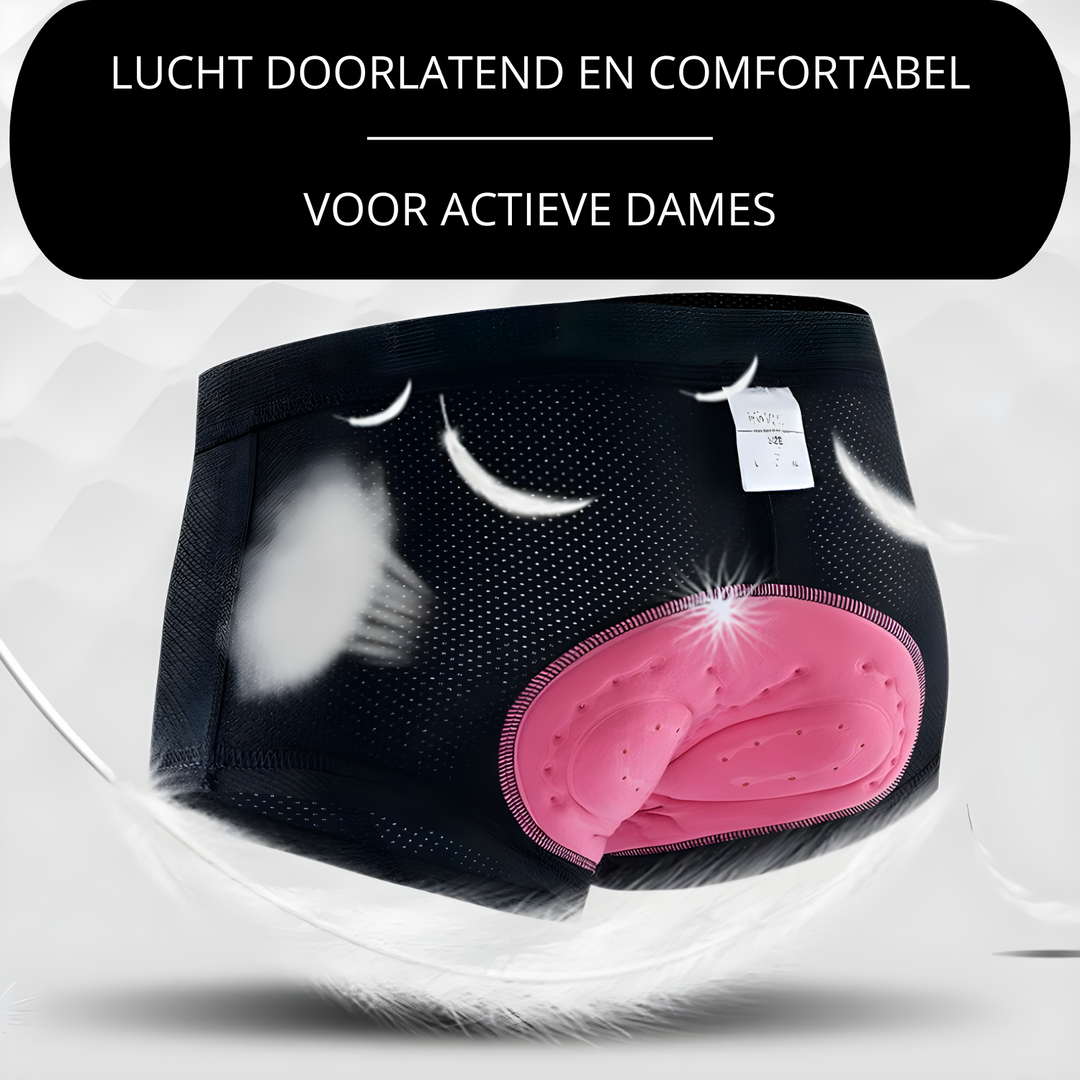 Ladies Cycling Shorts - FlexiComfort-Black-S-Nora Luxe