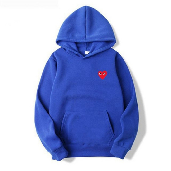Ladies' Hoodie with Heart-Shaped Logo - Nina-Blue-S-Nora Luxe